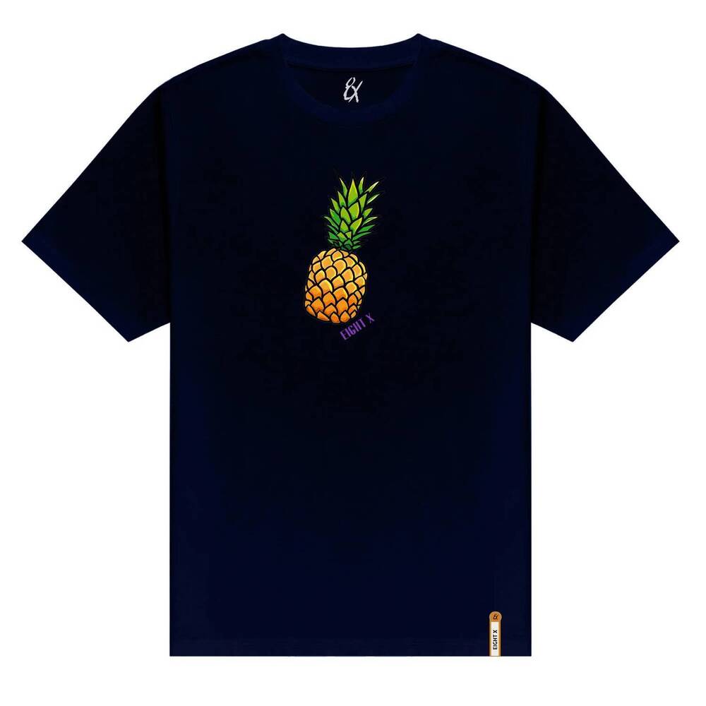 NEW EIGHT X men's piña graphic t-shirt in navy
